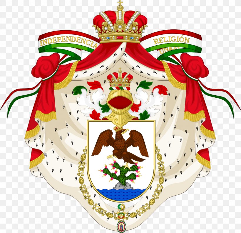 First Mexican Empire Mexico Second Mexican Empire Coat Of Arms House Of Iturbide, PNG, 1060x1024px, First Mexican Empire, Carlota Of Mexico, Christmas, Christmas Decoration, Christmas Ornament Download Free