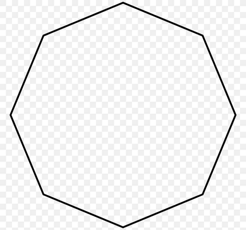 Regular Polygon Hexagon Geometry Regular Polytope, PNG, 768x768px, Regular Polygon, Area, Black, Black And White, Equilateral Triangle Download Free