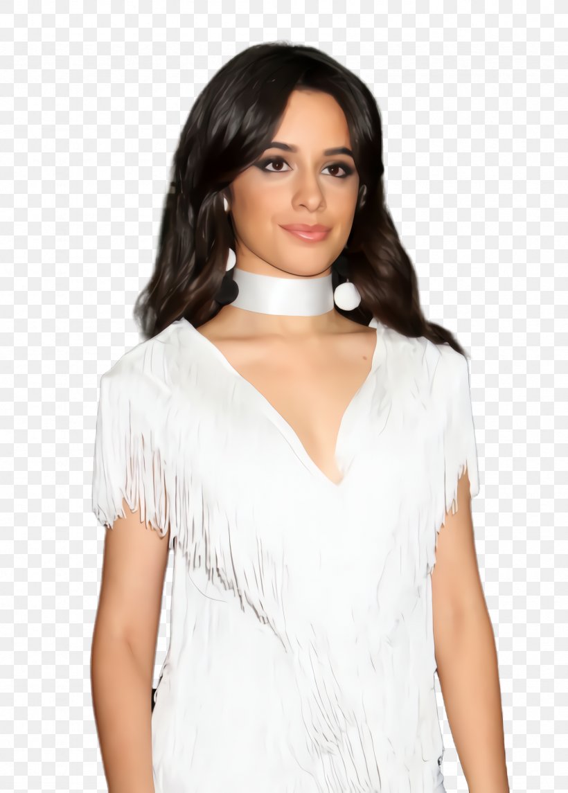 Hair Cartoon, PNG, 1692x2364px, Camila Cabello, Arm, Beige, Black Hair, Blouse Download Free