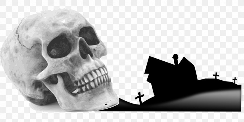 Skull Human Skeleton Calavera Clip Art Image, PNG, 960x480px, Skull, Anatomy, Black And White, Bone, Brand Download Free