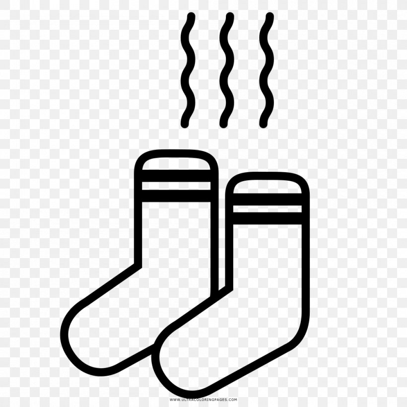 Drawing Sock Coloring Book Shoe, PNG, 1000x1000px, Drawing, Alphabet, Area, Black, Black And White Download Free
