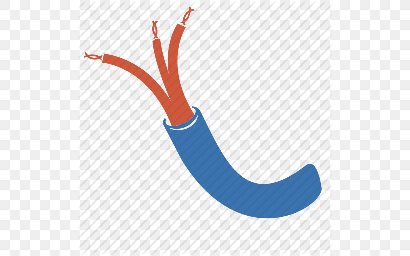 Electrical Cable Electricity Electrical Wiring Clip Art, PNG, 512x512px, Electrical Cable, Ac Power Plugs And Sockets, Blue, Electrical Wiring, Electricity Download Free