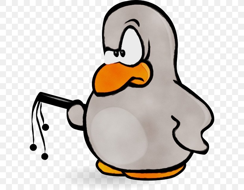 Penguin, PNG, 620x640px, Watercolor, Beak, Bird, Cartoon, Flightless Bird Download Free