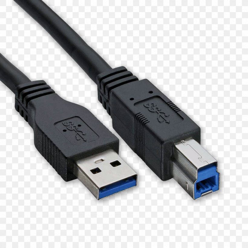 Printer Cable USB 3.0 Electrical Cable Micro-USB, PNG, 1000x1000px, Printer Cable, Cable, Data Transfer Cable, Disk Enclosure, Electrical Cable Download Free