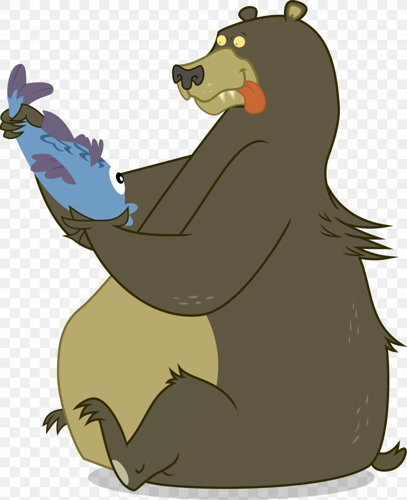 Bear Beaver Giant Panda Fish Clip Art, PNG, 3667x4500px, Bear, Aquarium, Beak, Beaver, Canidae Download Free