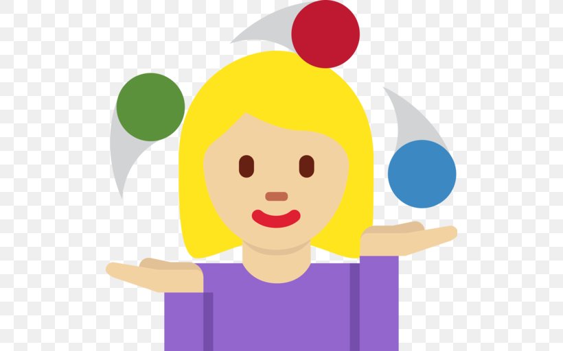 Emojipedia Juggling WhatsApp Blind Item, PNG, 512x512px, Watercolor, Cartoon, Flower, Frame, Heart Download Free