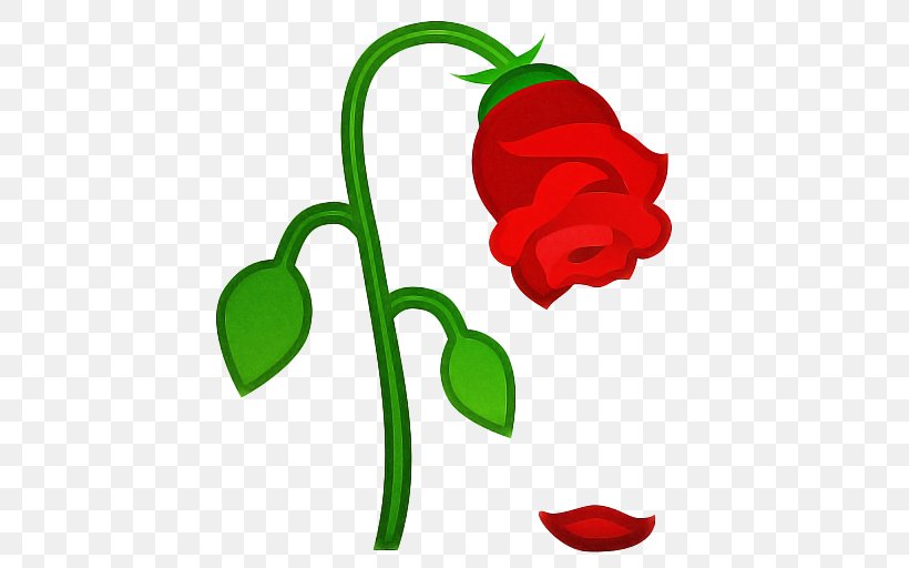Flower With Stem, PNG, 512x512px, Emoji, Apple Color Emoji, Art Emoji, Chili Pepper, Emoticon Download Free