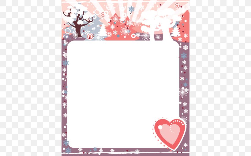 Picture Frames Flower Pattern, PNG, 512x512px, Picture Frames, Area, Border, Flower, Heart Download Free