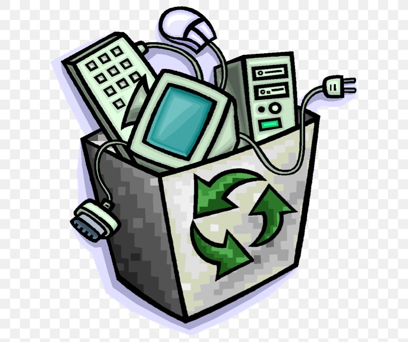 Computer Recycling Waste Electronics Clip Art, PNG, 646x687px, Computer Recycling, Electronic Waste, Electronics, Garbage Disposals, Green Download Free