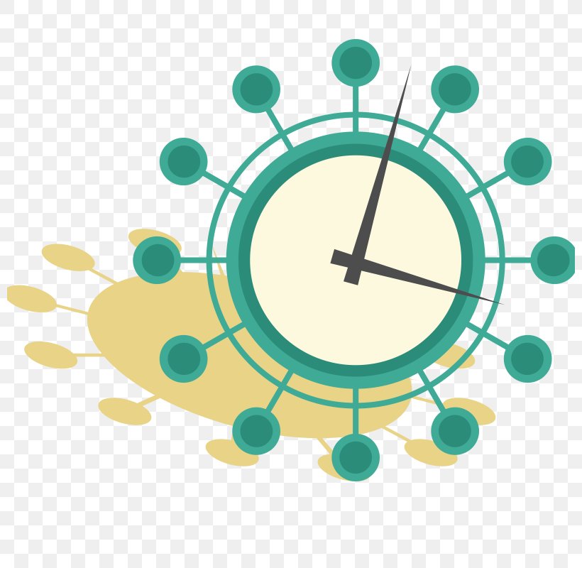 Clock Icon, PNG, 800x800px, Clock, Area, Computer Graphics, Green, Home Accessories Download Free