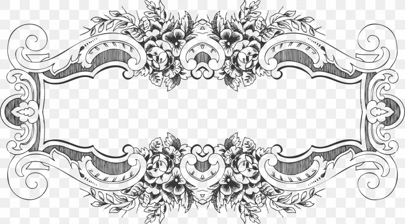 Picture Frames Clip Art, PNG, 2400x1327px, Picture Frames, Area, Artwork, Black And White, Line Art Download Free