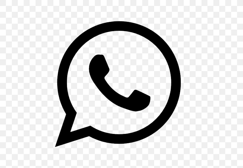 WhatsApp Clip Art, PNG, 567x567px, Whatsapp, Area, Black And White, Email, Symbol Download Free