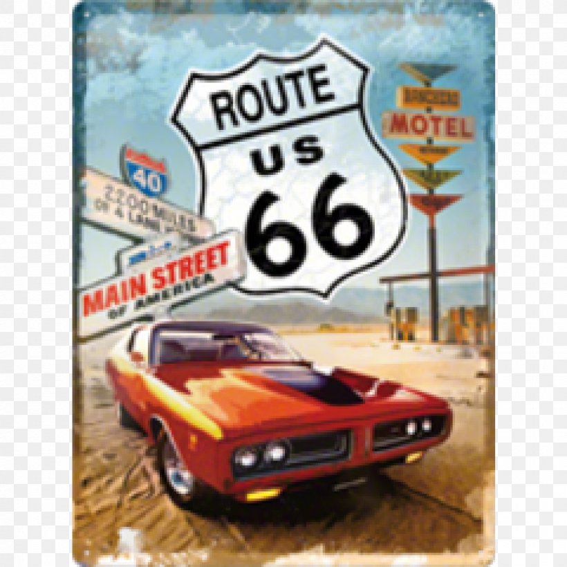 U.S. Route 66 Car Road Metal Nostalgia, PNG, 1200x1200px, Us Route 66, Automotive Design, Automotive Exterior, Brand, Business Download Free