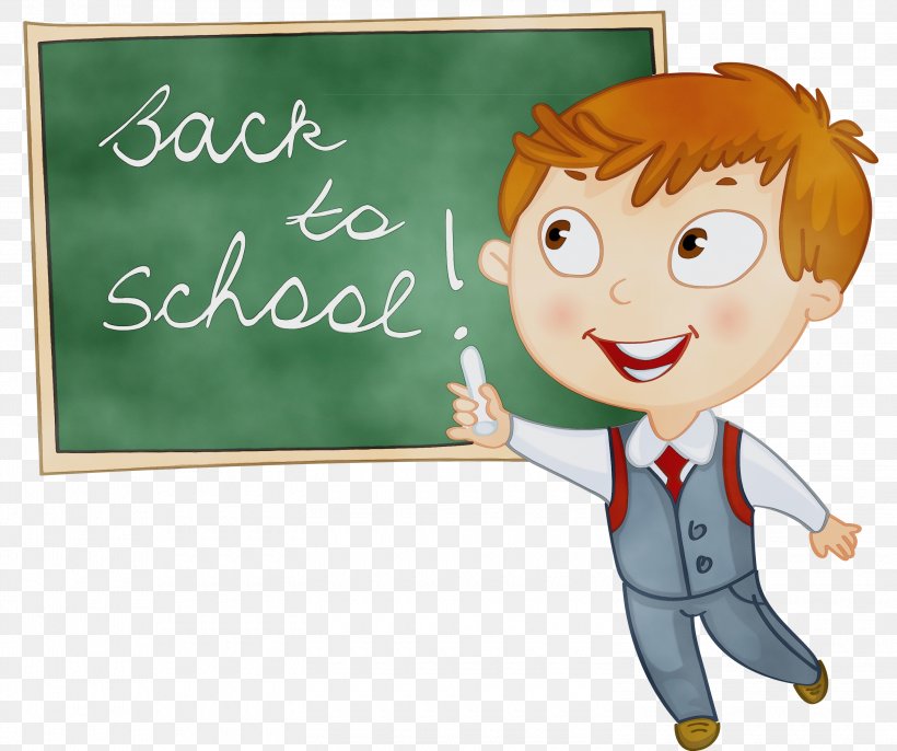 Back To School Watercolor Background, PNG, 3000x2511px, Watercolor, Back To School Night, Blackboard, Cartoon, Child Download Free