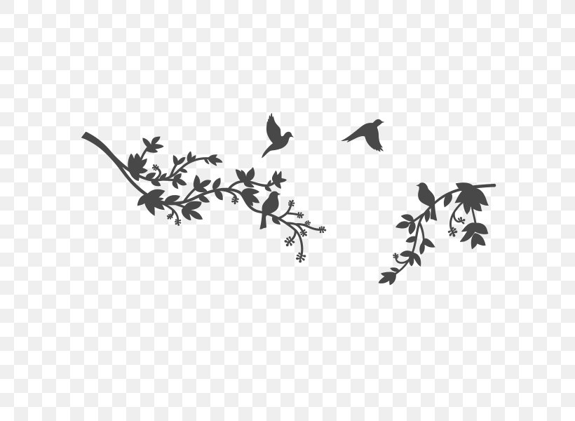 Branch Wall Decal Sticker, PNG, 600x600px, Branch, Animal Migration, Beak, Bird, Bird Migration Download Free