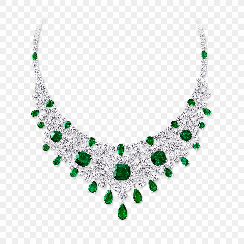 Emerald Earring Graff Diamonds Necklace Jewellery, PNG, 2000x2000px, Emerald, Body Jewelry, Carat, Charms Pendants, Diamond Download Free