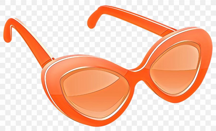 Glasses, PNG, 3000x1831px, Cartoon, Eyewear, Glasses, Goggles, Orange Download Free