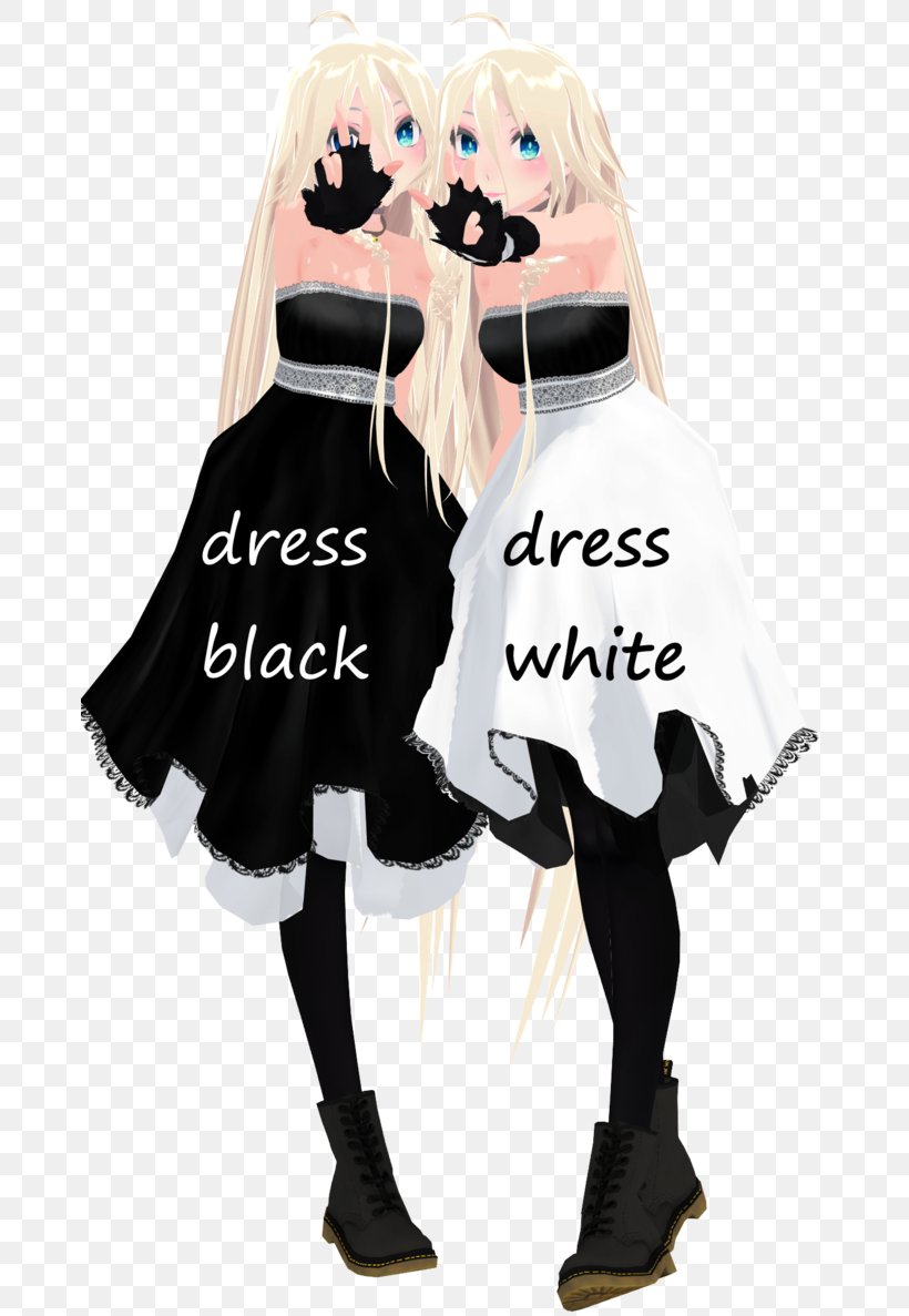 Little Black Dress School Uniform MikuMikuDance Clothing, PNG, 673x1187px, Watercolor, Cartoon, Flower, Frame, Heart Download Free
