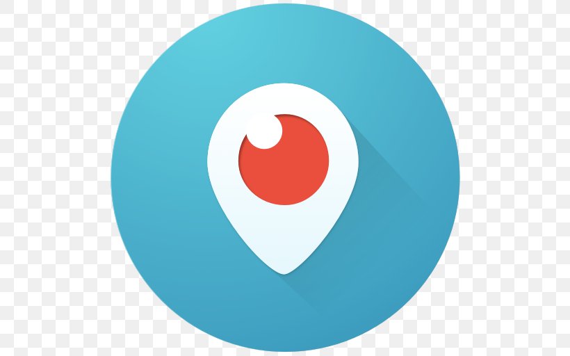 Periscope YouTube Social Media Streaming Media, PNG, 512x512px, Periscope, Android, Aqua, Broadcasting, Logo Download Free
