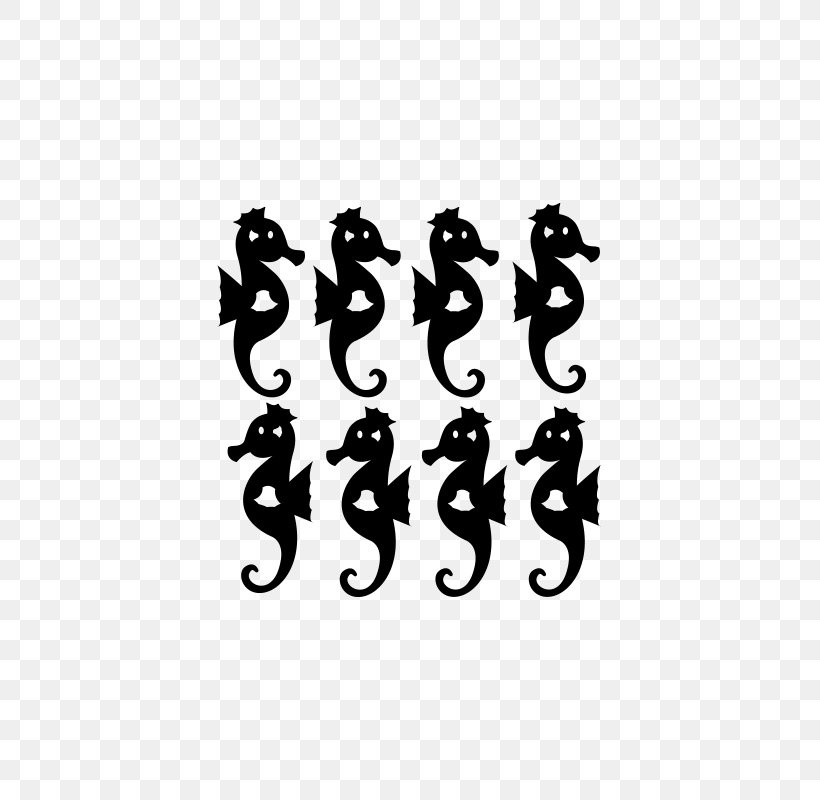Seahorse Body Jewellery Font, PNG, 800x800px, Seahorse, Black And White, Body Jewellery, Body Jewelry, Jewellery Download Free