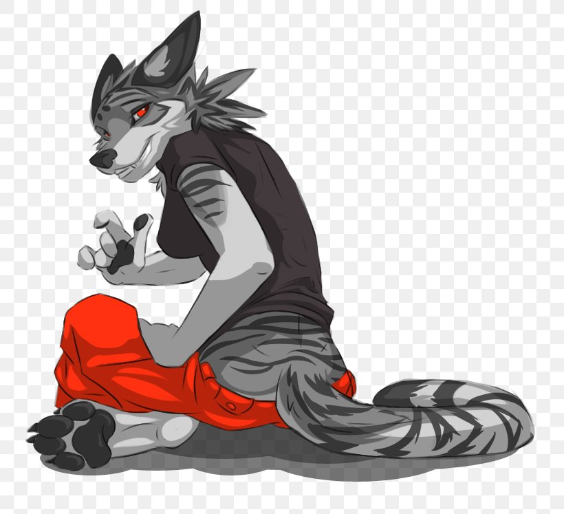 Gray Wolf Furry Fandom Werewolf, PNG, 747x747px, Watercolor, Cartoon, Flower, Frame, Heart Download Free