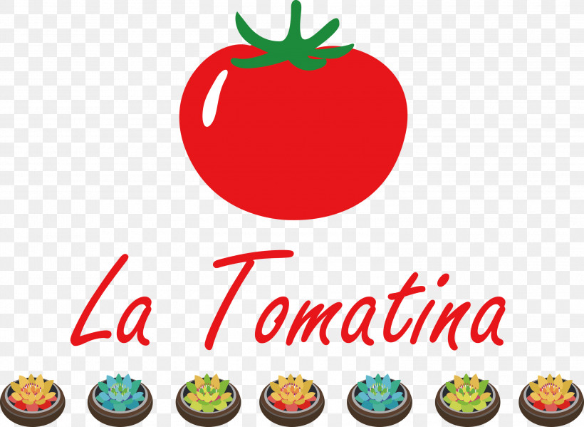 La Tomatina Tomato Throwing Festival, PNG, 3000x2193px, La Tomatina, Apple, Fruit, Local Food, Logo Download Free