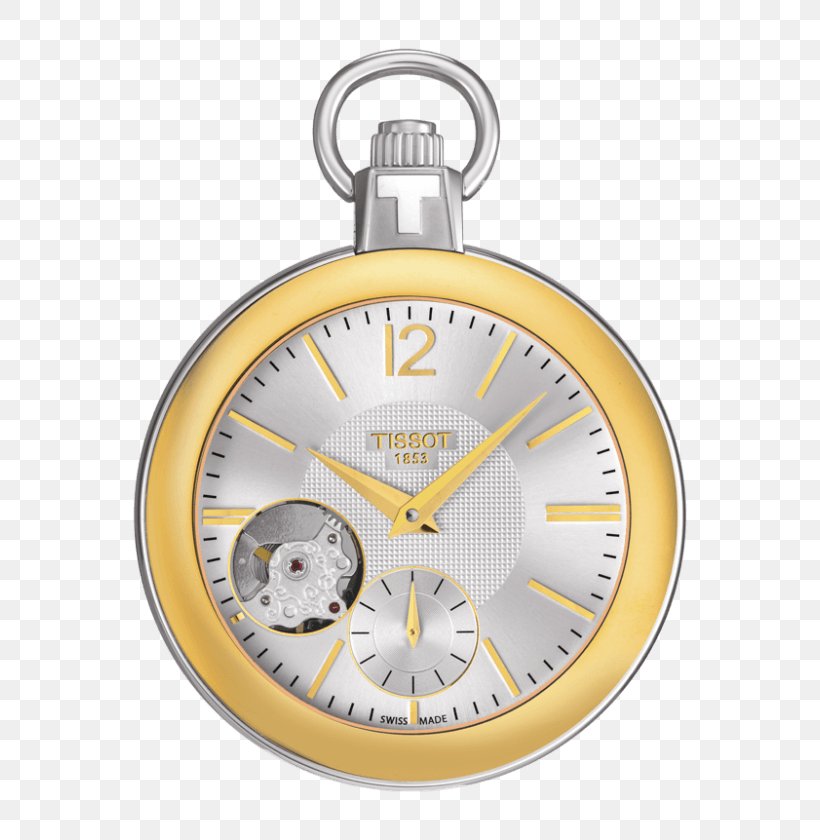Pocket Watch Tissot Clock Mechanical Watch, PNG, 650x840px, Watch, Brand, Clock, Clothing Accessories, Home Accessories Download Free