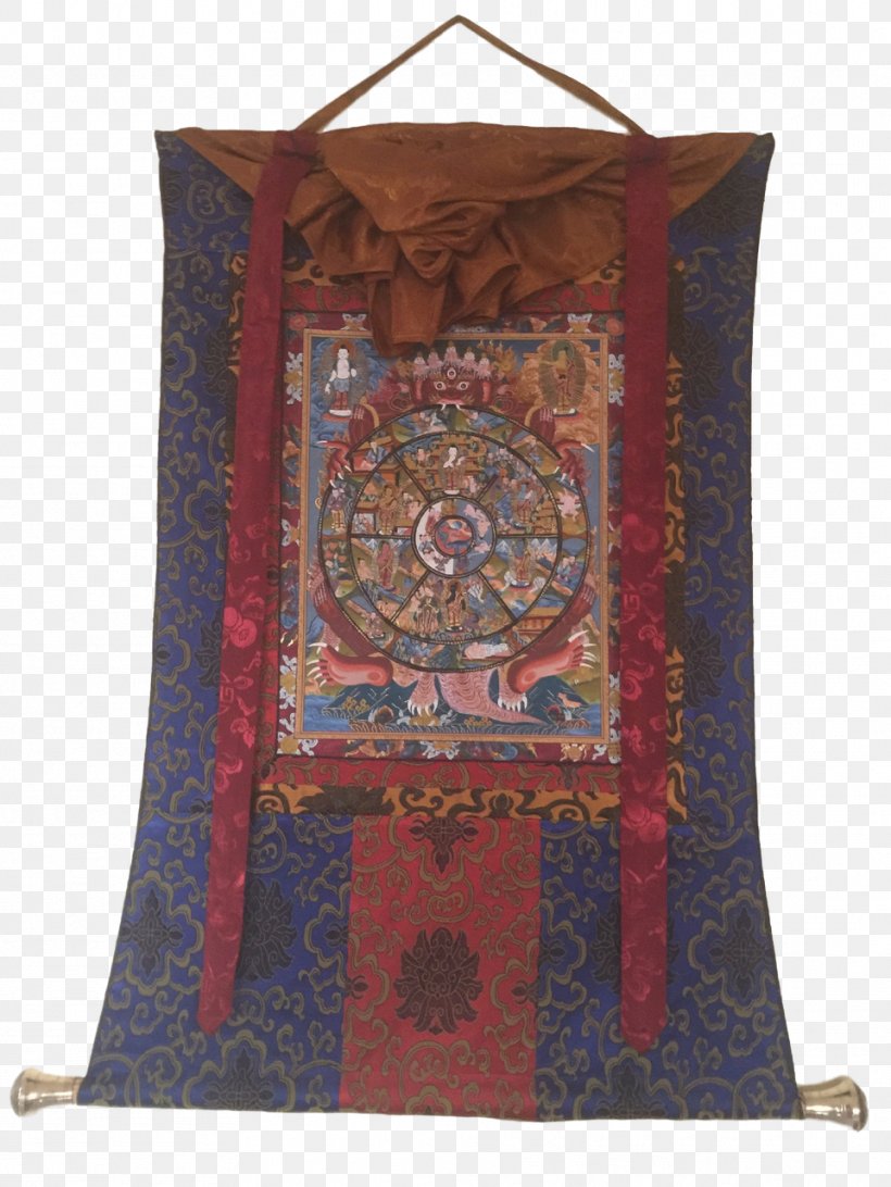 Thangka Tibetan Buddhism Prayer Flag Bhavacakra, PNG, 961x1280px, Thangka, Bhavacakra, Brocade, Buddhism, Buddhist Meditation Download Free