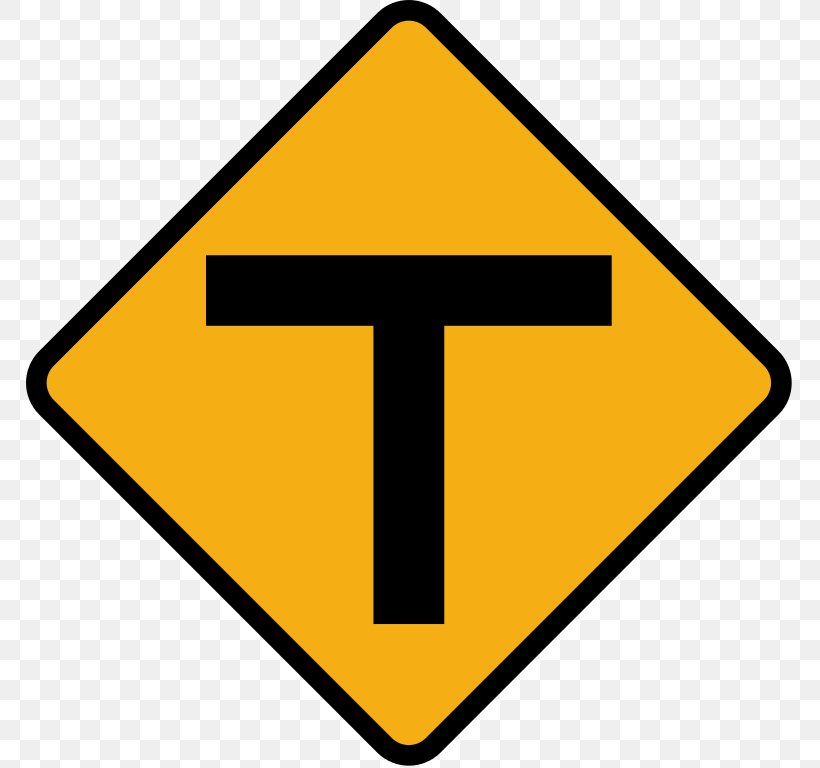 Traffic Sign Three-way Junction Warning Sign Intersection, PNG, 768x768px, Traffic Sign, Area, Driving, Highway, Intersection Download Free