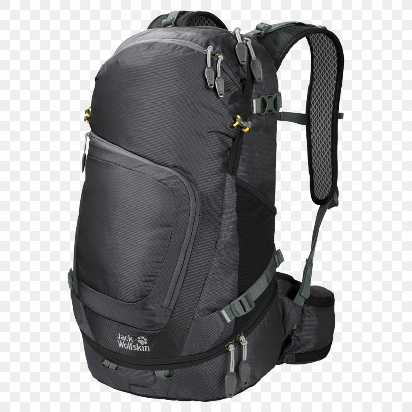 Backpacking Jack Wolfskin Hiking Outdoor Recreation, PNG, 1024x1024px, Backpack, Backpacking, Bag, Belt, Black Download Free