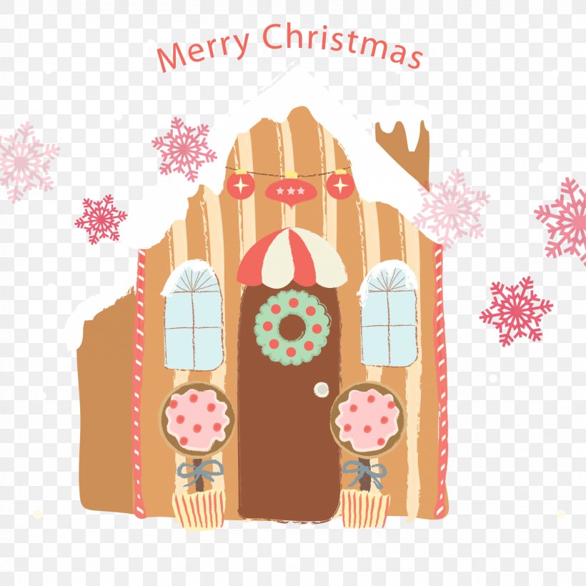 Gingerbread House Christmas Card, PNG, 1667x1667px, Gingerbread House, Christmas, Christmas Card, Christmas Decoration, Christmas Lights Download Free