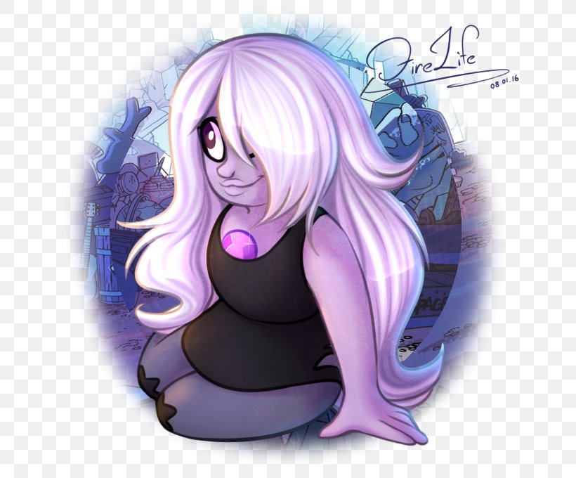 Greg Universe Violet Lilac Purple Amethyst, PNG, 680x680px, Watercolor, Cartoon, Flower, Frame, Heart Download Free
