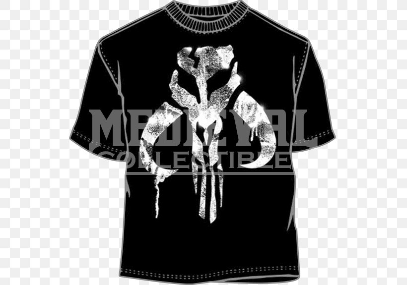 T-shirt Boba Fett Hoodie Clothing, PNG, 575x575px, Tshirt, Black, Black And White, Boba Fett, Brand Download Free