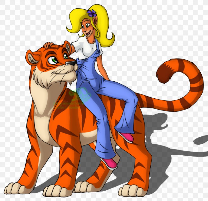 Tiger Lion Crash Bandicoot: Warped Crash Team Racing Coco Bandicoot, PNG, 878x850px, Tiger, Aku Aku, Animal Figure, Art, Bandicoot Download Free