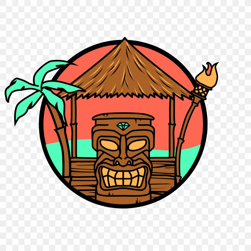 Tropical Tiki Huts Builder & Repair Service Tiki Bar Clip Art, PNG, 4000x4000px, Tiki, Backyard, Beach Hut, Cartoon, Fictional Character Download Free
