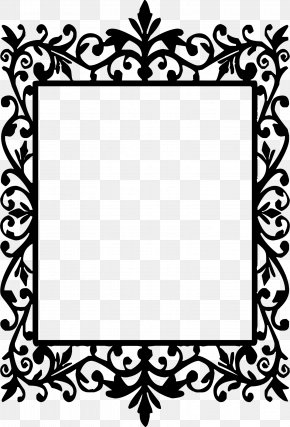 Victorian Era Picture Frames Drawing Silhouette, PNG, 595x842px ...