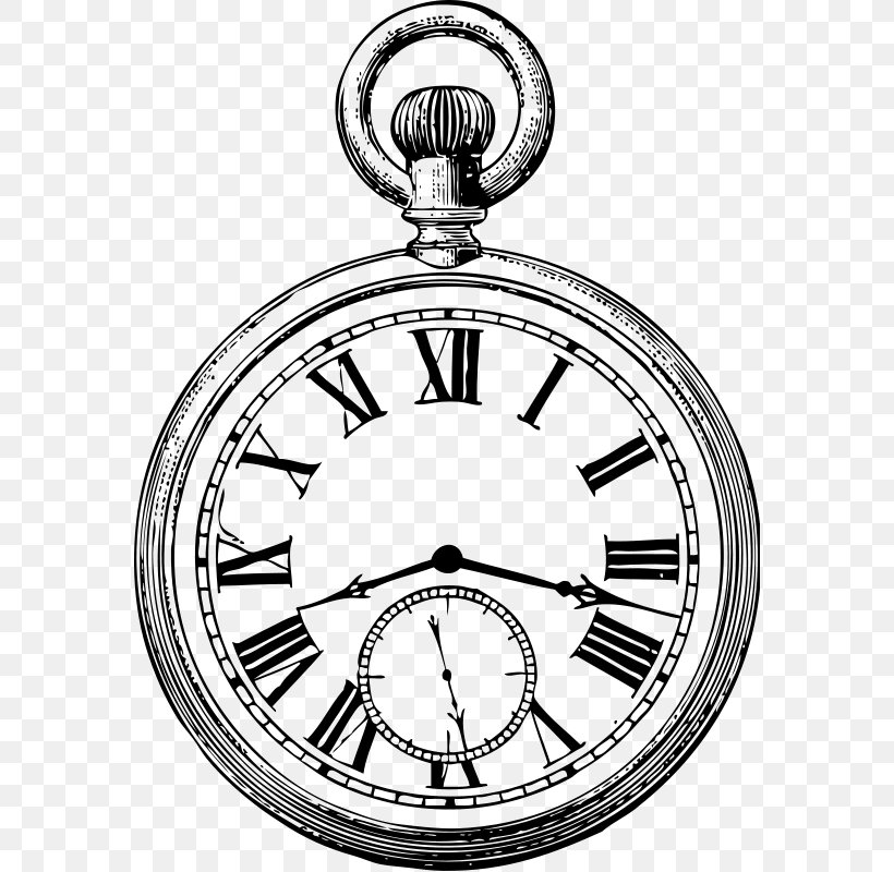 Pocket Watch Drawing, PNG, 574x800px, Pocket Watch, Area, Art, Black And White, Body Jewelry Download Free