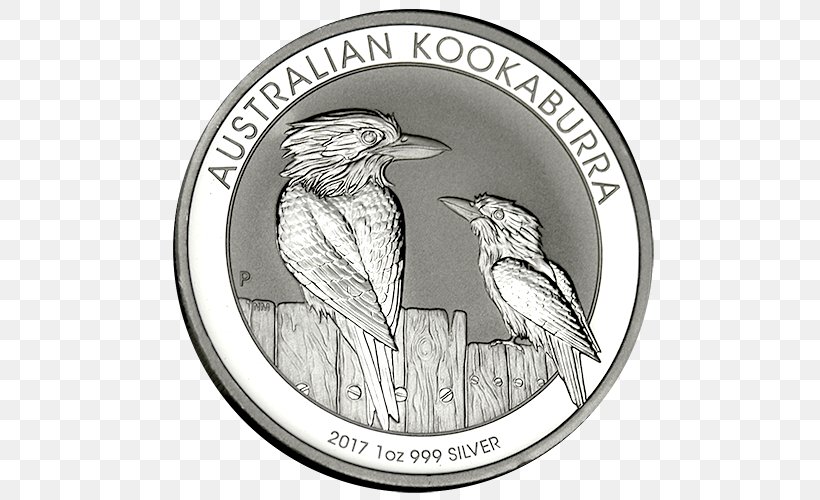 Silver Coin Australian Silver Kookaburra Australian Silver Kookaburra, PNG, 500x500px, Coin, Apmex, Australia, Australian Dollar, Australian Silver Kangaroo Download Free