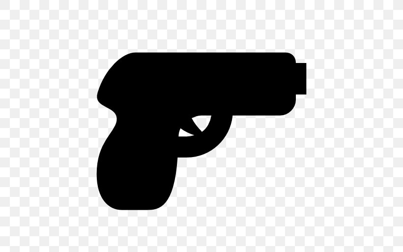 Weapon Firearm Pistol, PNG, 512x512px, Weapon, Ammunition, Black, Black And White, Firearm Download Free