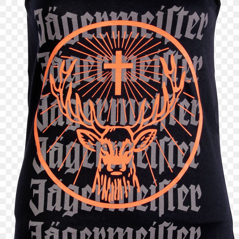 Jägermeister T-shirt Textile Font Poetry, PNG, 1000x1000px, Jagermeister, Cushion, Logo, Material, Orange Download Free