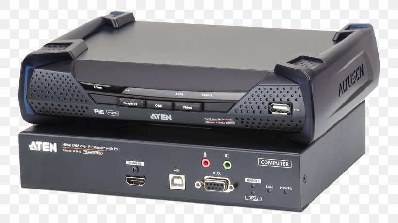 KVM Switches Computer Monitors USB ATEN International 4K Resolution, PNG, 1518x851px, 4k Resolution, Kvm Switches, Aten International, Category 5 Cable, Category 6 Cable Download Free