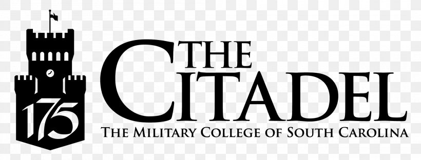 The Citadel, The Military College Of South Carolina Charleston Southern University The Citadel Bulldogs Football Graduate University, PNG, 2100x800px, Charleston Southern University, Academic Degree, Black And White, Brand, Charleston Download Free