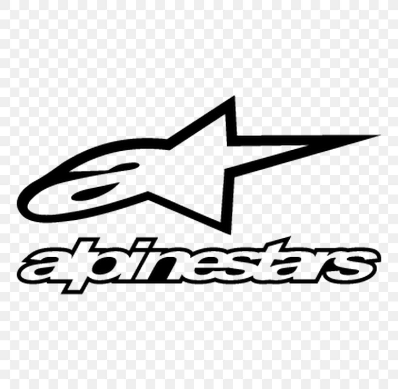 Alpinestars Car Logo Motorcycle, PNG, 800x800px, Alpinestars, Area, Black And White, Brand, Car Download Free