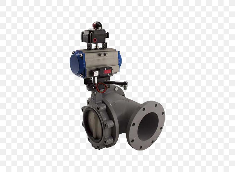 Butterfly Valve Process Control Actuator, PNG, 530x600px, Butterfly Valve, Actuator, Control System, Hardware, Industry Download Free