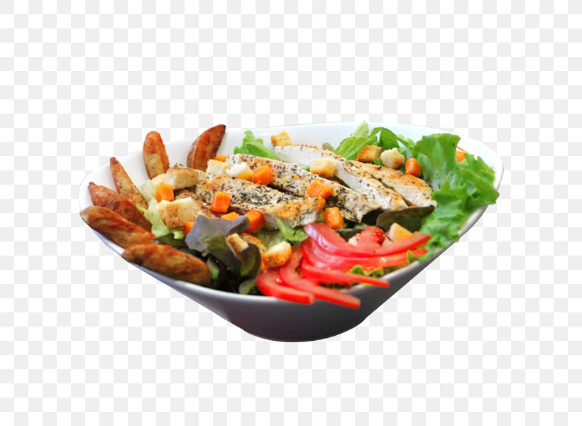 Caesar Salad Kebab Spinach Salad Chicken Nugget Vegetarian Cuisine, PNG, 600x600px, Caesar Salad, Chicken As Food, Chicken Nugget, Cuisine, Dish Download Free