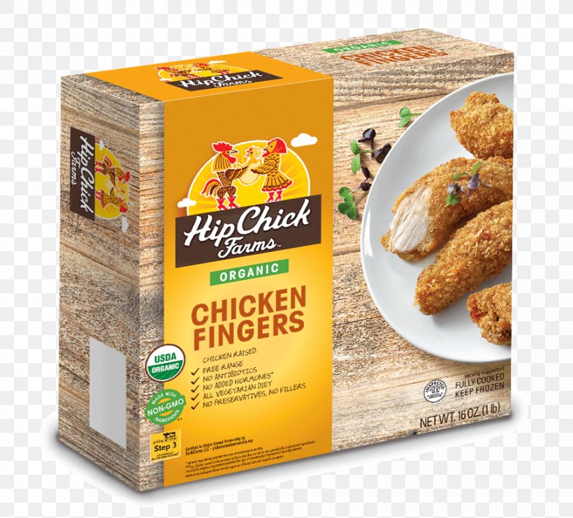 Chicken Fingers Organic Food Natural Foods Hip Chick Farms, PNG, 903x818px, Chicken Fingers, Broth, Chicken, Chicken As Food, Convenience Food Download Free