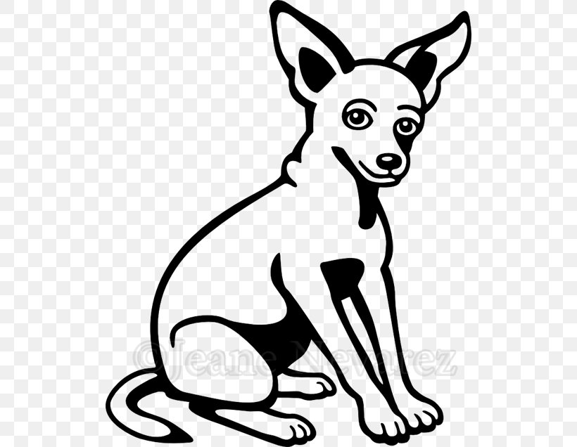 Chihuahua Puppy Clip Art, PNG, 520x636px, Chihuahua, Artwork, Black And White, Breed, Carnivoran Download Free