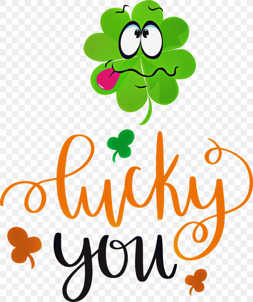 Lucky You Patricks Day Saint Patrick, PNG, 2508x3000px, Lucky You, Idea, Leaf, Logo, Patricks Day Download Free