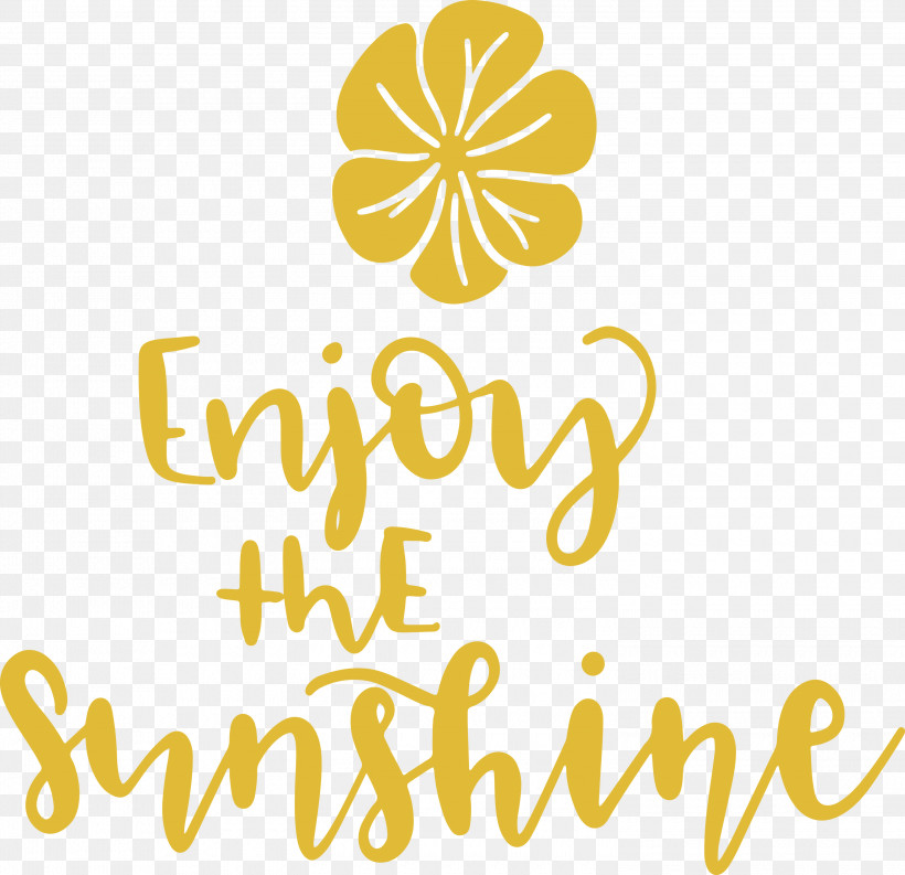 Sunshine Enjoy The Sunshine, PNG, 3000x2902px, Sunshine, Floral Design, Fruit, Happiness, Line Download Free