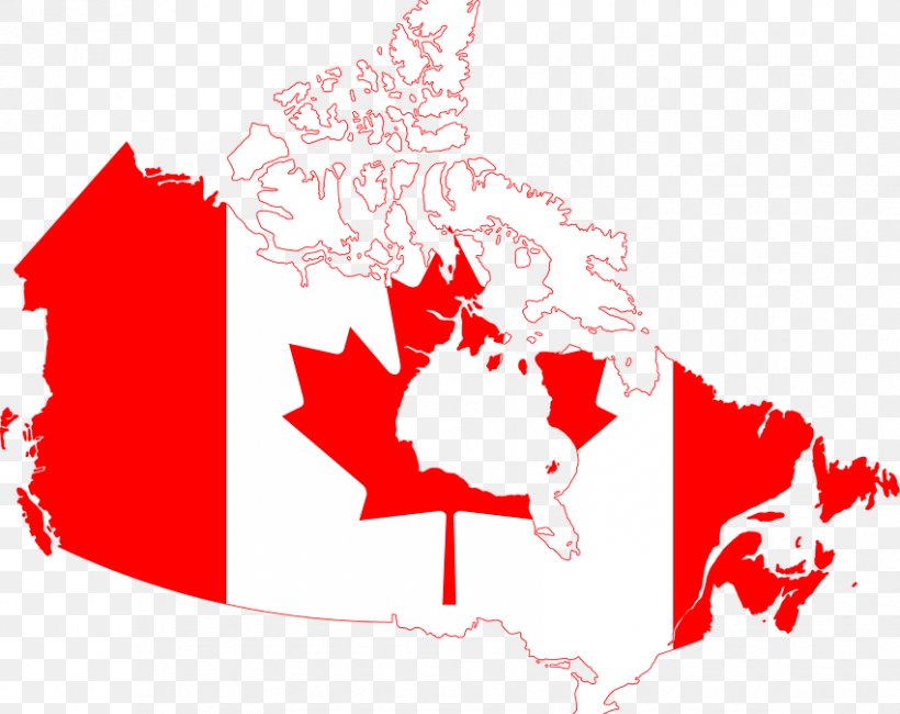 Flag Of Canada Map, PNG, 851x675px, Flag Of Canada, Area, Canada, Fictional Character, File Negara Flag Map Download Free